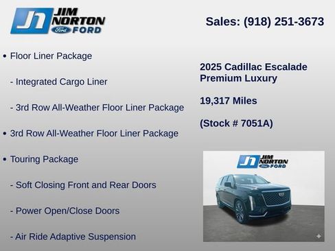 Used 2025 Cadillac Escalade Premium Luxury w/ Touring Package AWD/4WD image 16