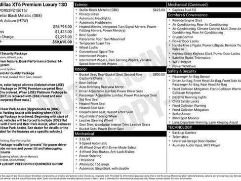 Certified 2023 Cadillac XT6 Premium Luxury image 34