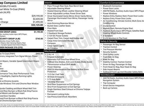 Used 2018 Jeep Compass Limited w/ Navigation Group image 30