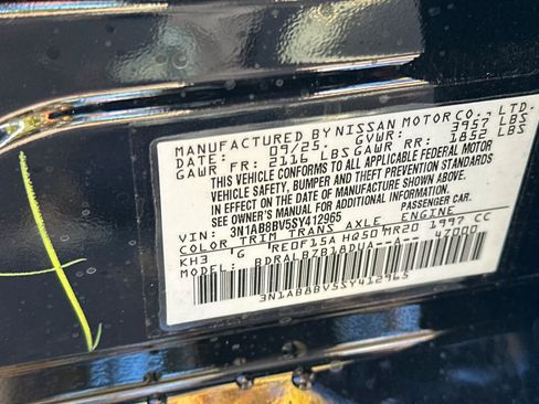 New 2025 Nissan Sentra S image 25