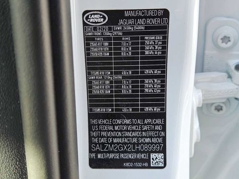 Used 2020 Land Rover Range Rover Evoque R-Dynamic HSE image 37