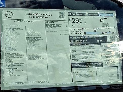 New 2026 Nissan Rogue Rock Creek image 17
