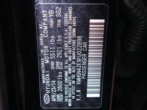 Used 2015 Hyundai Genesis 3.8 w/ Option Group 04 AWD/4WD image 55