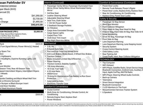 Used 2025 Nissan Pathfinder SV w/ SV Premium Package AWD/4WD image 13