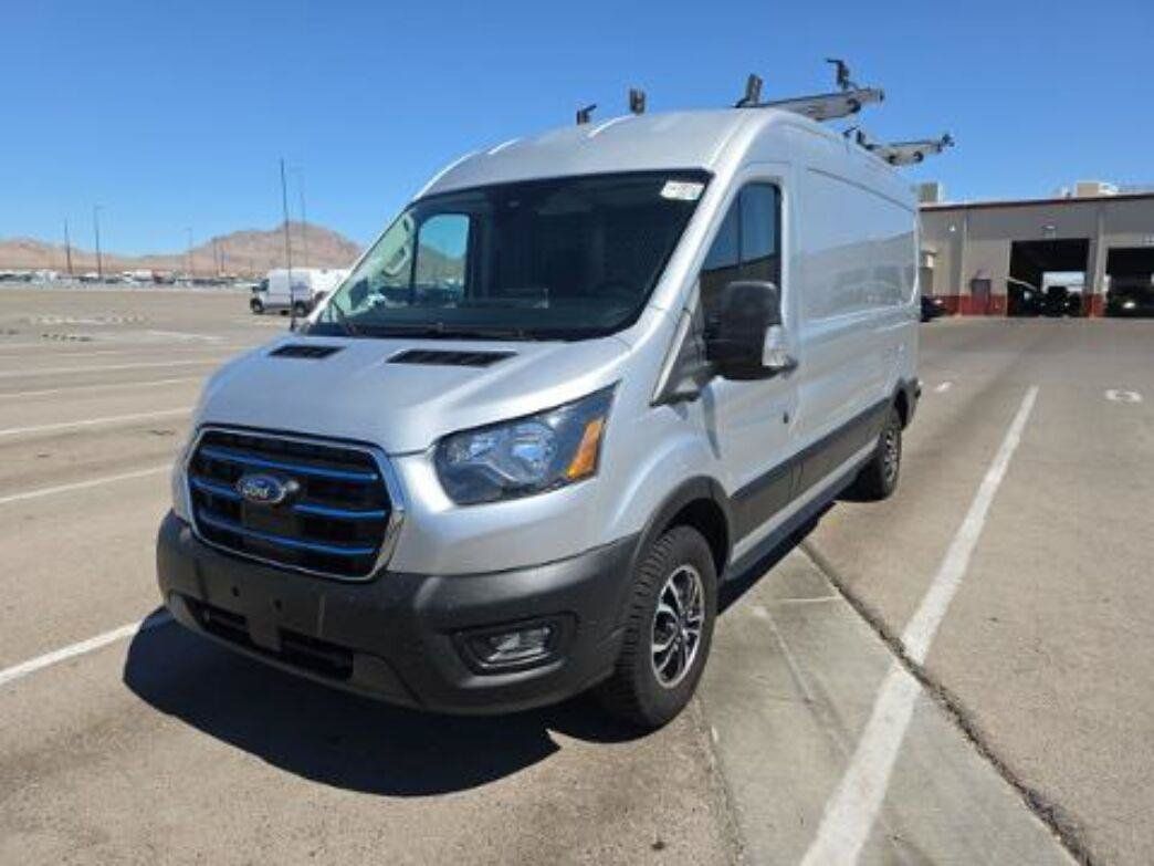 Used 2023 Ford E-Transit Medium Roof w/ Parcel Delivery Package RWD image 1