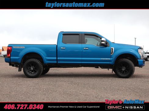 Used 2021 Ford F350 Platinum w/ Tremor Off-Road Package AWD/4WD image 3