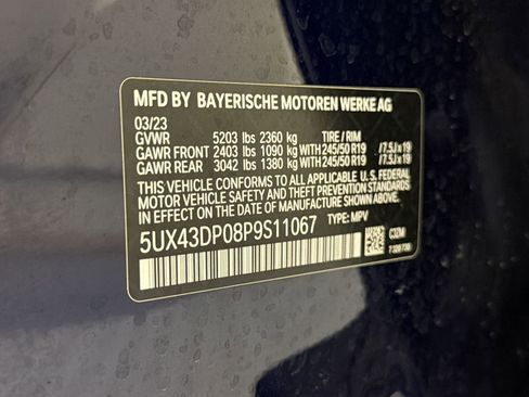 Certified 2023 BMW X3 sDrive30i w/ M Sport Package RWD image 18