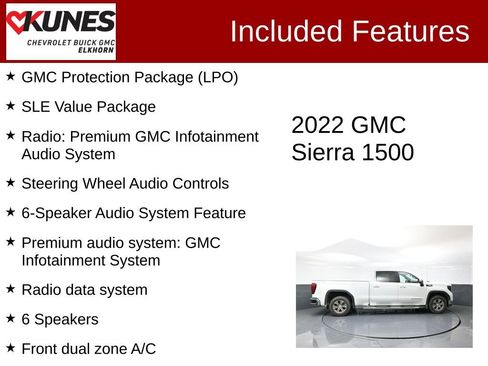 Used 2022 GMC Sierra 1500 SLE image 3