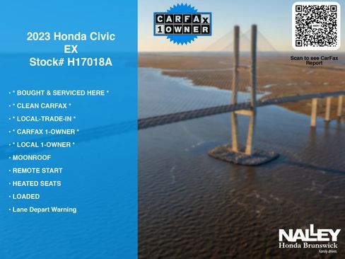 Certified 2023 Honda Civic EX image 7