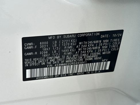 Used 2024 Subaru Ascent Premium w/ Convenience Package image 29