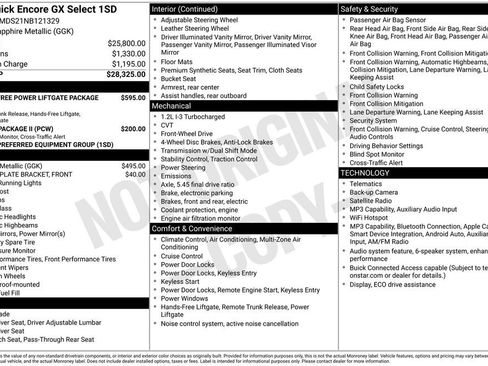 Used 2022 Buick Encore GX Select FWD image 6