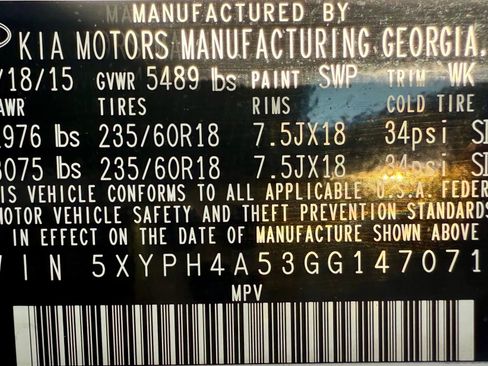 Used 2016 Kia Sorento EX image 27