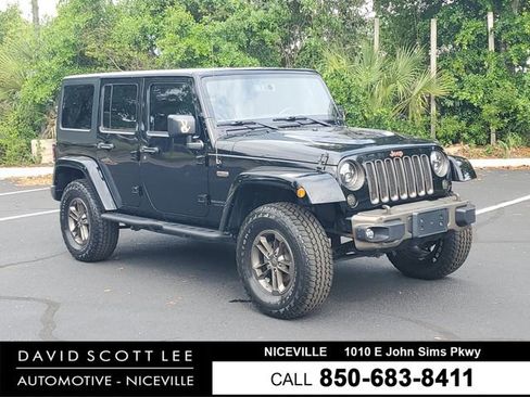 Used 2017 Jeep Wrangler Unlimited Sahara AWD/4WD image 1