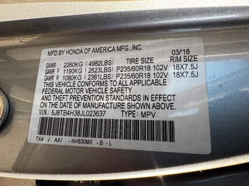 Used 2018 Acura RDX AWD image 33