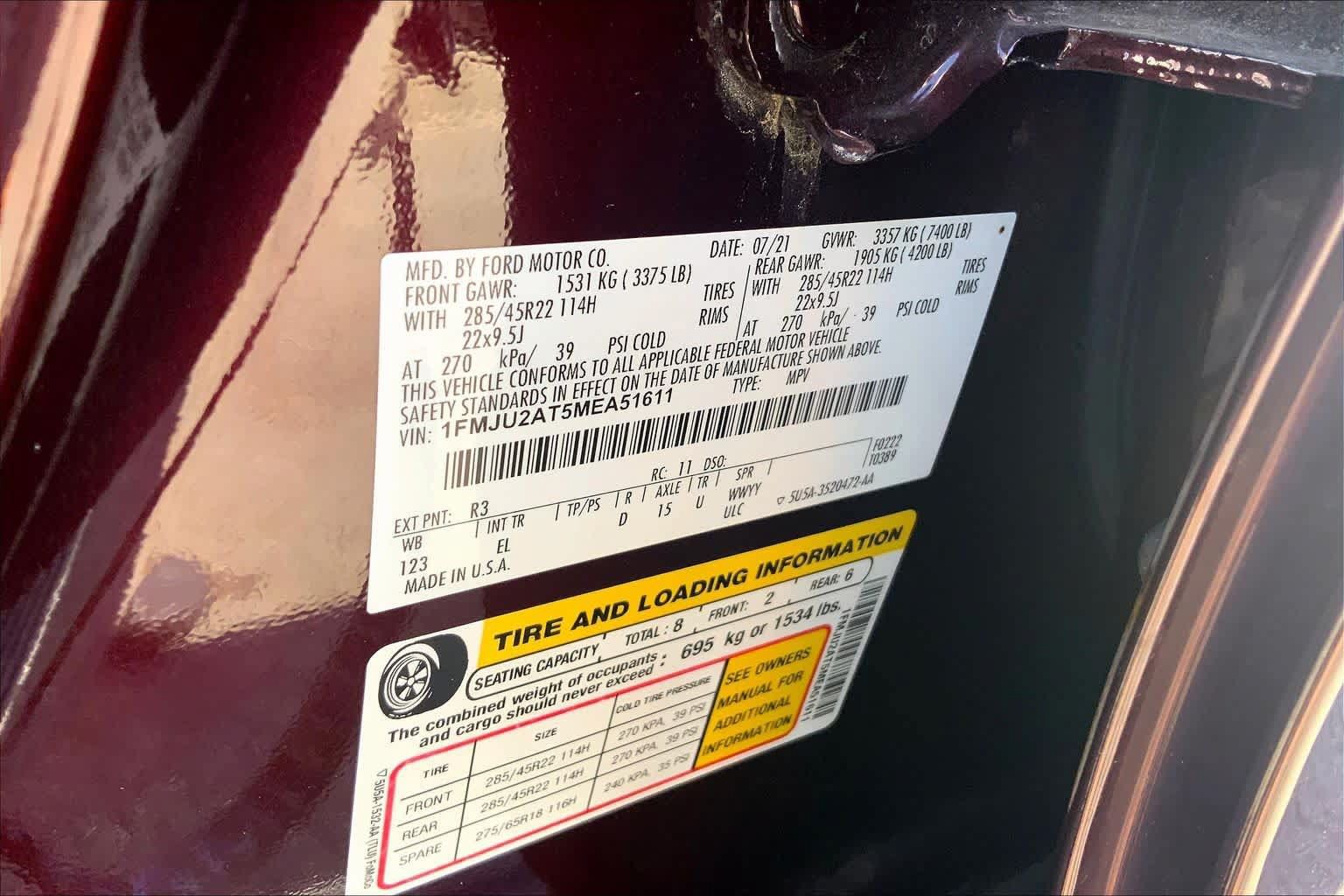 Used 2021 Ford Expedition Limited AWD/4WD image 37