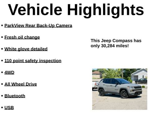 Used 2023 Jeep Compass Latitude w/ Sun and Sound Group AWD/4WD image 35