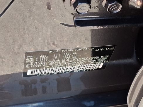 Certified 2025 Subaru Legacy Premium AWD/4WD image 28