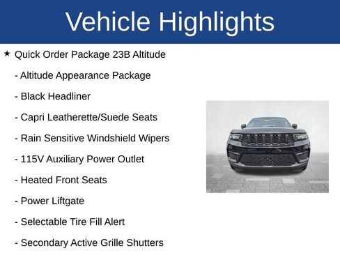 Used 2023 Jeep Grand Cherokee Altitude AWD/4WD image 3