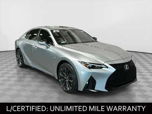 Certified 2023 Lexus IS 350 F Sport w/ Memory Package AWD/4WD image 1