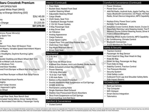 Certified 2023 Subaru Crosstrek 2.0i Premium image 50