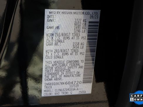 Used 2024 Nissan Frontier SL w/ Technology Package image 43