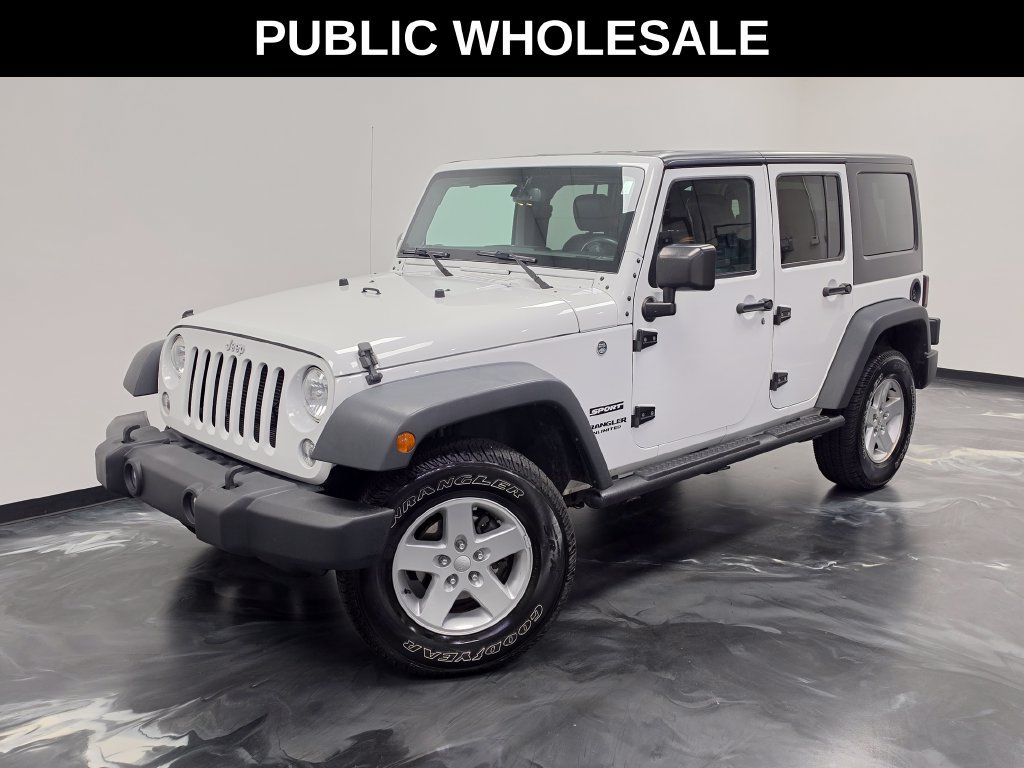 Used 2017 Jeep Wrangler Unlimited Sport w/ Quick Order Package 24S AWD/4WD 360° Tour