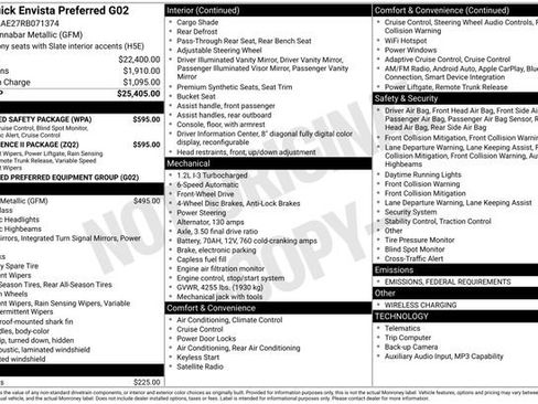 Certified 2024 Buick Envista Preferred w/ Convenience II Package image 7