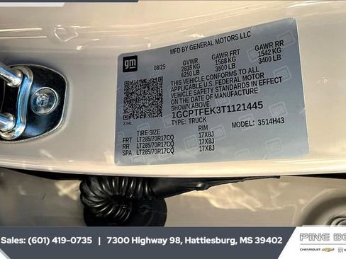 New 2026 Chevrolet Colorado ZR2 w/ Off-Road Front Bumper Package image 7