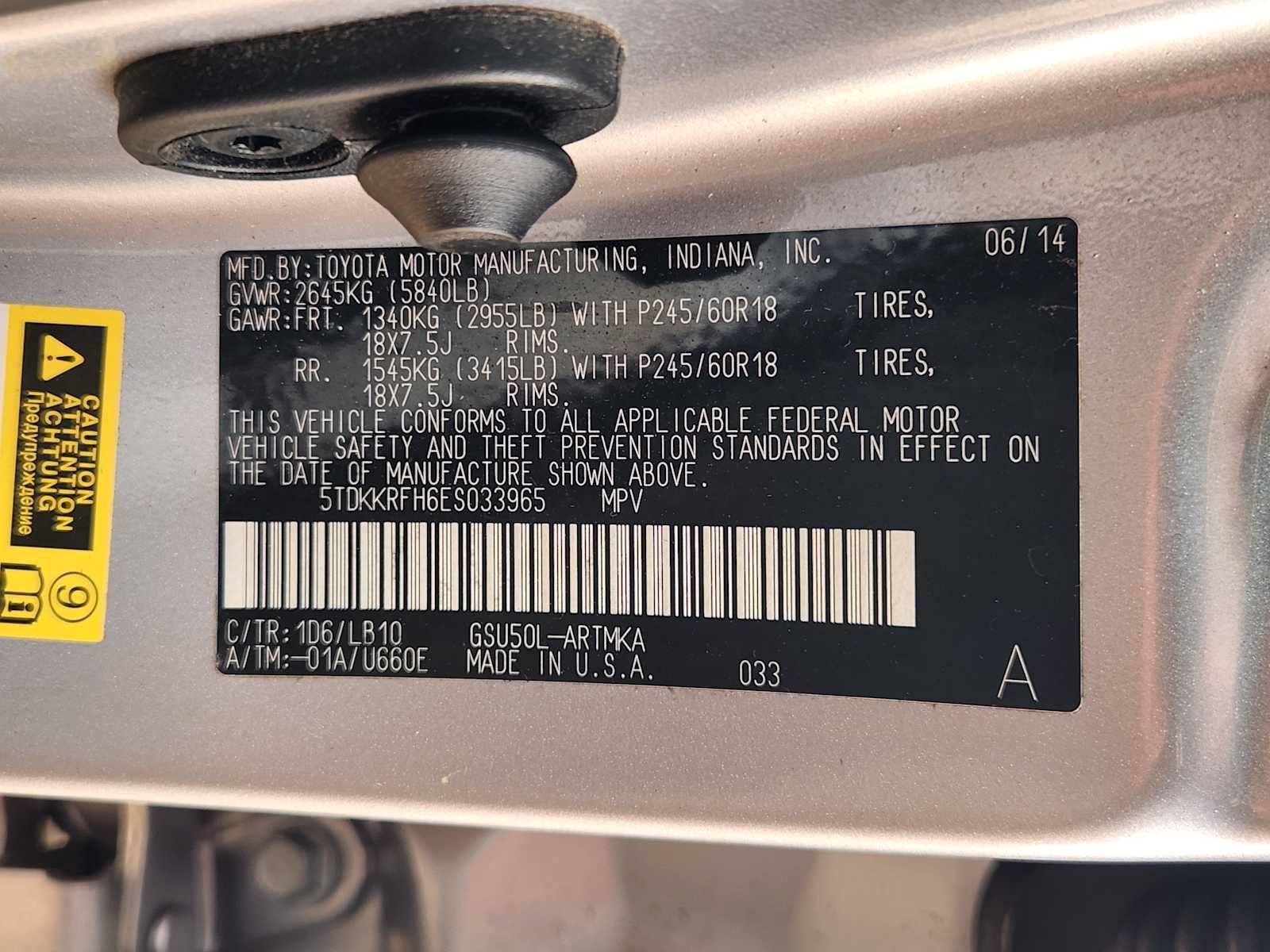 Used 2014 Toyota Highlander XLE FWD image 33
