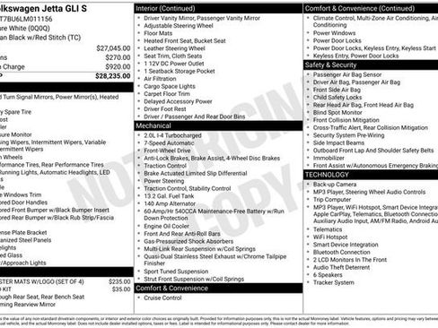Used 2020 Volkswagen Jetta GLI FWD image 31