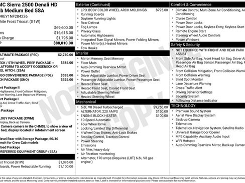 Used 2022 GMC Sierra 2500 Denali w/ Denali Ultimate Package AWD/4WD image 1