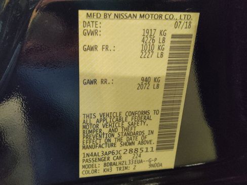 Used 2018 Nissan Altima 2.5 SR w/ SR Special Edition FWD image 33