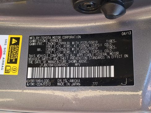 Used 2013 Lexus RX 450h AWD w/ Navigation Pkg image 34