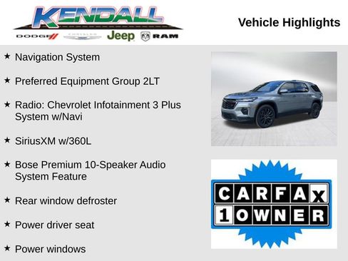 Used 2023 Chevrolet Traverse RS image 3