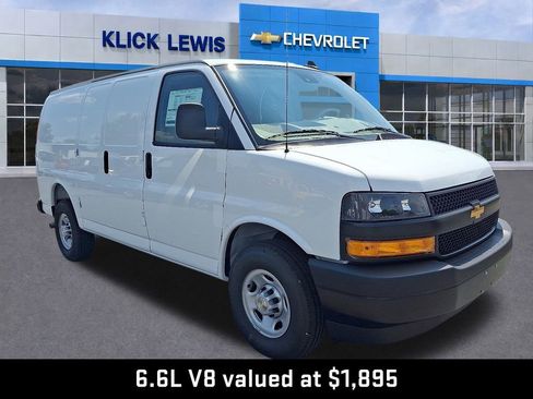 New 2025 Chevrolet Express 3500 WT Van w/ Driver Convenience Package image 1