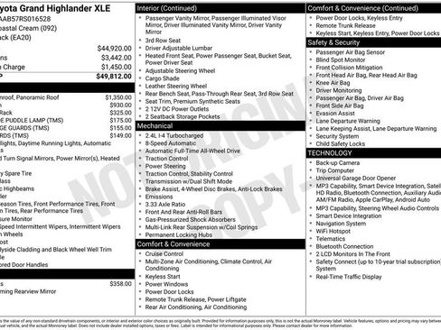 Used 2024 Toyota Grand Highlander AWD image 3