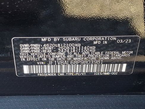 Used 2023 Subaru WRX Limited image 28