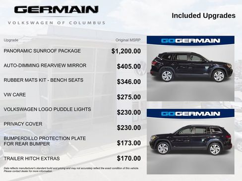 Certified 2023 Volkswagen Atlas SE w/ Panoramic Sunroof Package AWD/4WD image 10