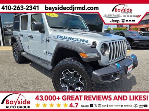 Used 2023 Jeep Wrangler Unlimited Rubicon 4xe w/ Cold Weather Group AWD/4WD image 1