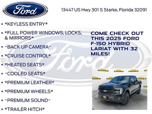 New 2025 Ford F150 Lariat w/ Equipment Group 502A High image 10
