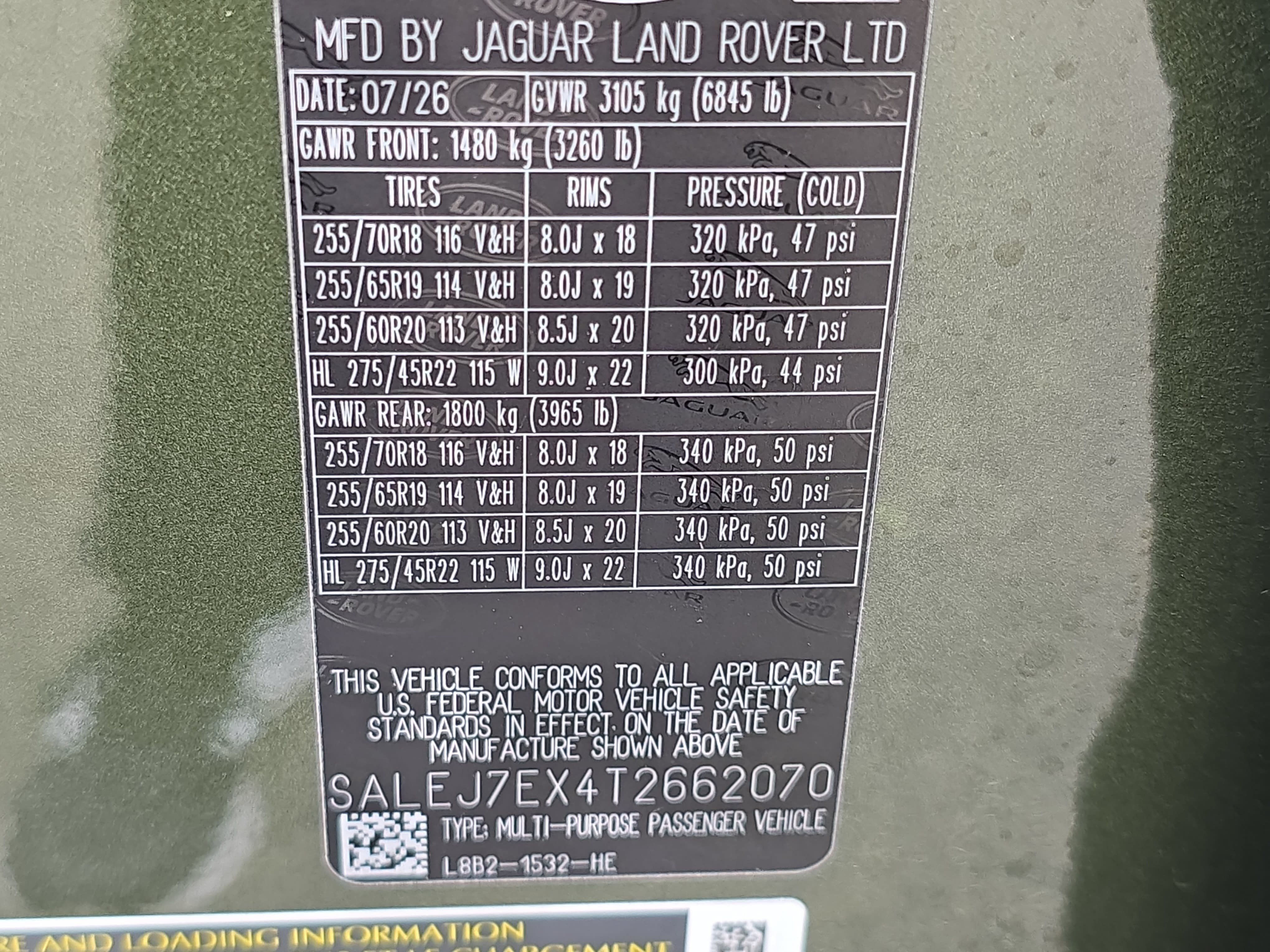 New 2026 Land Rover Defender 110 S AWD/4WD image 34