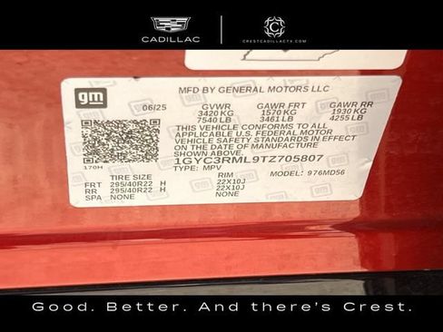 Certified 2026 Cadillac Vistiq Sport w/ LPO, Floor Liner Package AWD/4WD image 30