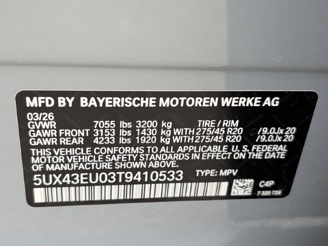 Used 2026 BMW X5 xDrive50e w/ M Sport Package AWD/4WD image 22