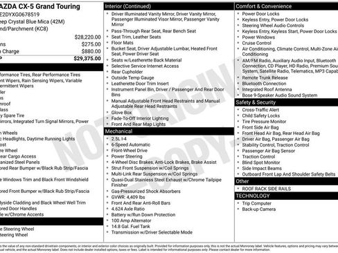 Used 2016 MAZDA CX-5 Grand Touring image 6