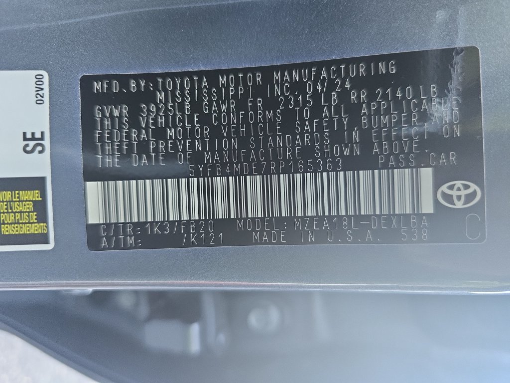 Used 2024 Toyota Corolla LE FWD image 35