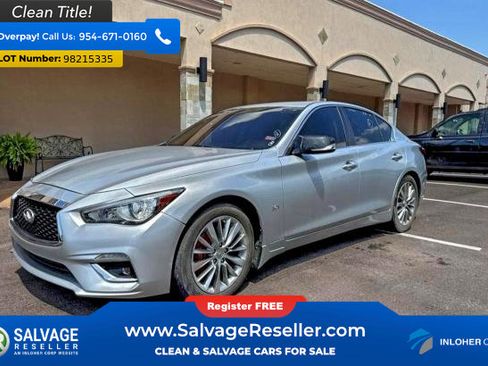 Used 2018 INFINITI Q50 Luxe w/ Cargo Package (L95) image 3