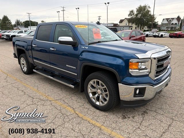 Used 2015 GMC Sierra 1500 SLT w/ SLT Crew Cab Value Package AWD/4WD image 1