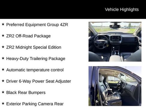 Used 2022 Chevrolet Colorado ZR2 w/ ZR2 Midnight Special Edition AWD/4WD image 12