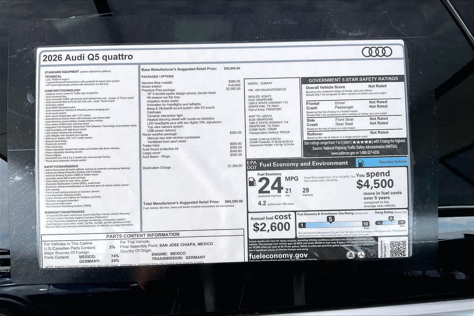 New 2026 Audi Q5 Premium AWD/4WD image 19