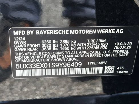 Used 2025 BMW X6 xDrive40i w/ Climate Comfort Package AWD/4WD image 28